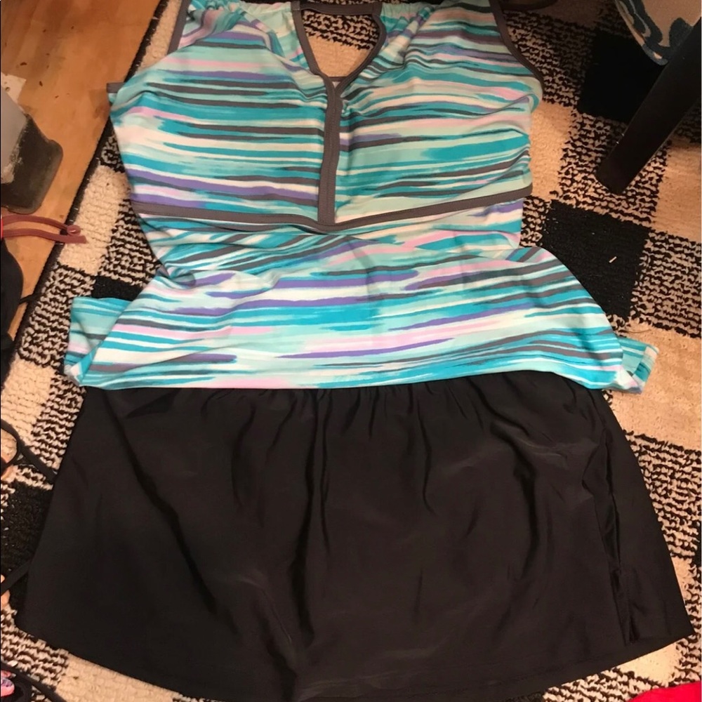 Plus size tankini